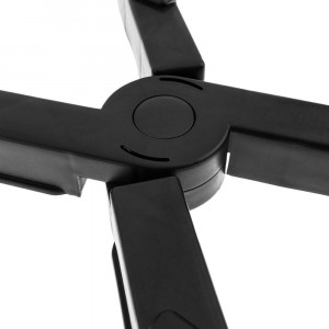 Suport mobil pentru unitate pc, ajustabil 8-25 cm, 4 roti pivotante, negru - Img 10