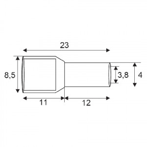 Varf cabluPt. cablu de 2 x 4,0 mm2 - Img 3