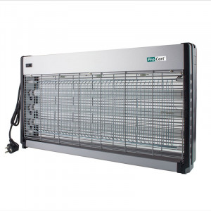 Aparat antiinsecte profesional uv 3x20w, raza 350 mp, antitantari, grilaj metalic, argintiu, procart® - Img 7