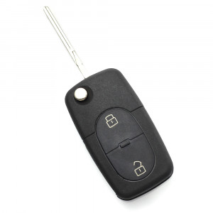 Audi - carcasă cheie tip briceag, cu 2 butoane - CARGUARD - Img 1