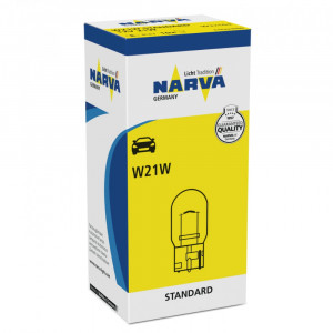 BEC 12V W21W SET 10 BUC NARVA - Img 2