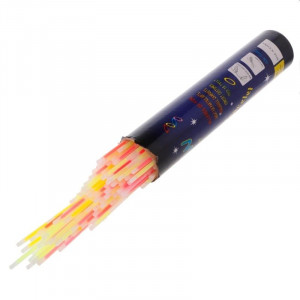 Betisoare bratari luminoase glow sticks, diverse culori, set 100 bucati culoare rosu - Img 17
