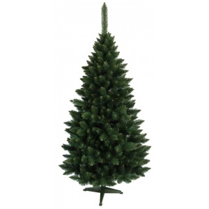 Brad artificial de craciun, aspect pin himalaya, varfuri ascutite, inaltime 220 cm, suport inclus - Img 3