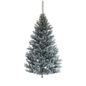 Brad artificial imperial grey argintiu, decor craciun, inaltime 180 cm, aspect natural - Img 5