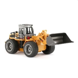 Buldozer cu telecomanda, lumina led, tractiune 4x4, rotire 360 grade, reincarcabil usb - Img 10