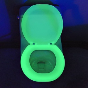 Capac de wc fosforescent, soft close, lumineaza verde in intuneric - Img 6