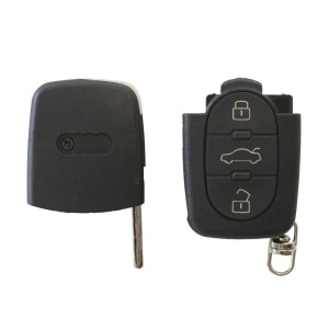 CARCASA CHEIE CONTACT PENTRU AUDI A3 / A6 / A8, 3 BUTOANE, CU CHEIE - Img 7