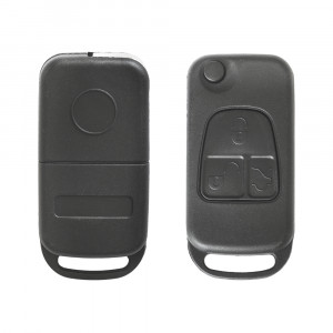CARCASA CHEIE CONTACT PENTRU MERCEDES-BENZ CLASS C/ S / ML / SL 3 BUTOANE, CU CHEIE - Img 2