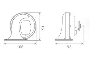 CLAXON ELECTROMAGNETIC 12V 6A TON JOS - Img 3