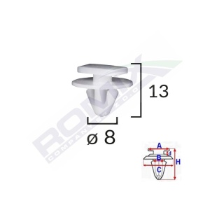 CLEMA ARIPA PENTRU OPEL CORSA C SET 10 BUC - Img 2