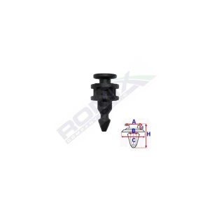 CLIPS FIXARE LUMINI SPATE PENTRU VW, MERCEDES 6.7X22.6MM NEGRU - SET 5 BUC - Img 4