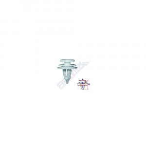 CLIPS TAPITERIE PENTRU CHRYSLER - GRI SET 10 BUC - Img 2
