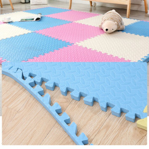Covoras puzzle xl, 60x60 cm, grosime 2 cm, spuma eva, 2 piese culoare alb - Img 7