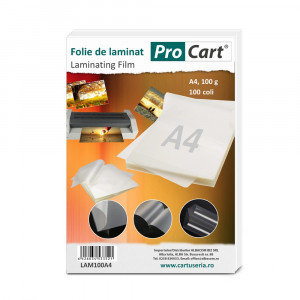 Folie de laminat documente, format a4, 100 g, set 100 coli - Img 1