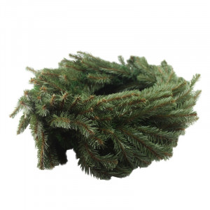 Ghirlanda decorativa din brad artificial, molid scandinav, lungime 5.4 m, verde natural, aspect bogat - Img 4
