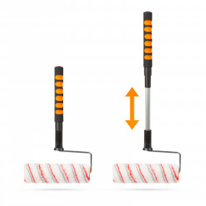 HANDY - Set role pentru vopsit cu mâner telescopic - 4 piese - Img 2