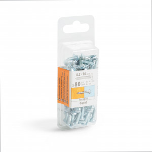 HANDY - Şurub pentrtu PAL - cap semirotund - 4,2 x 16 mm, 80 buc. / pachet - Img 3