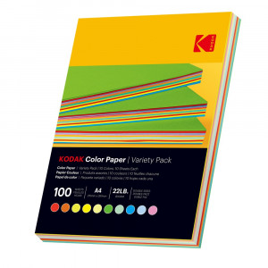 Hartie colorata a4 kodak, printabila fata verso, 10 culori, 80g, top 100 coli - Img 16