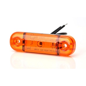 LAMPA GABARIT LED 708 W97.1, 12V-24V, POZITIE PORTOCALIU WAS - Img 17