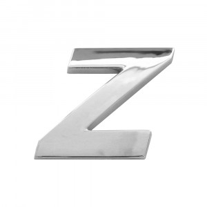 ORNAMENT AUTO 3D. LITERA Z. 26 MM. CROMAT - Img 1