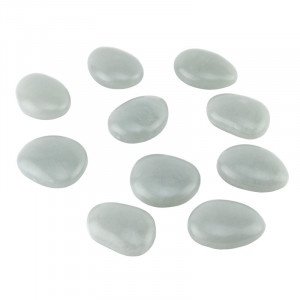 Pietricele fosforescente lumineaza glow aqua, diametru 4 cm, 10 bucati - Img 4