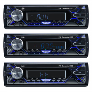 RADIO MP3 PLAYER AUTO PNI CLEMENTINE 8550BT, FATA DETASABILA, 4X45W, 12V, 1 DIN, CU SD, USB, AUX, RCA - Img 5