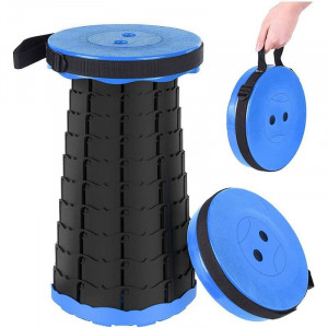 Scaun rotund pliabil, telescopic, maner pentru transport, pescuit si camping - Img 6