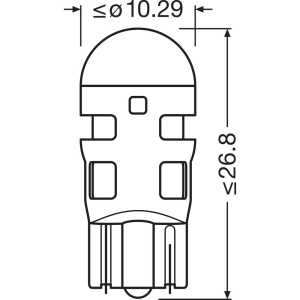SET 2 BECURI AUXILIARE CU LED 12V (W5W) AMBER BLI OSRAM - Img 5