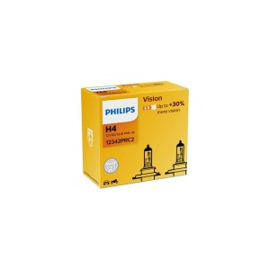 SET 2 BECURI FAR H4 P43t 60/55W 12V VISION PHILIPS - Img 4