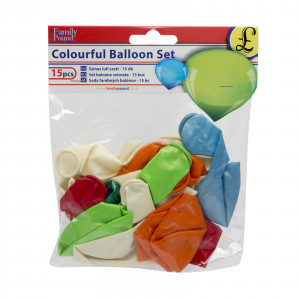 Set baloane, colorate, 15 buc./pachet - Img 2