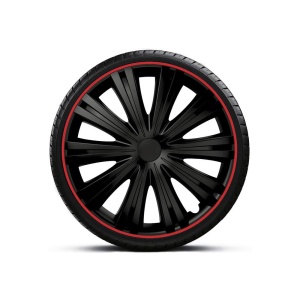 SET CAPACE ROTI 15` NEGRE CU MARGINE ROSIE GIGA R - Img 2