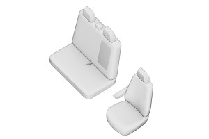 SET HUSE SCAUN VOLKSWAGEN CRAFTER (2+1) 2007-2014 - Img 1