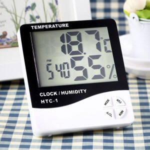 Statie meteo cu higrometru, ecran lcd, alarma, afisaj ora, data, calendar - Img 7