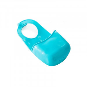 Suport burete vase, orificii scurgere, inel prindere, silicon culoare albastru - Img 1