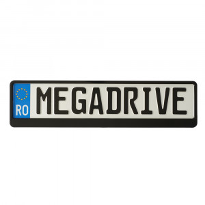SUPORT NUMAR INMATRICULARE MEGA DRIVE RIGLETA TIP 2 SET 2 BUC - Img 2