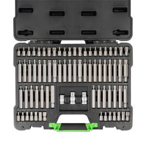 TRUSA SPECIALA CAPETE SURUBELNITA 74 PIESE PT. SURUBURI RIBE. 12 FETE. TORX. TORX INV.. HEXAGONAL - Img 4