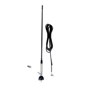 ANTENA CB PNI S60 CU FLUTURE, LUNGIME 59 CM, CU MONTURA, CABLU SI MUFA PL259, FIBRA DE STICLA - Img 10