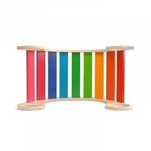 Balansoar rocker din lemn, placa de echilibru, multifunctional, multicolor - Img 9