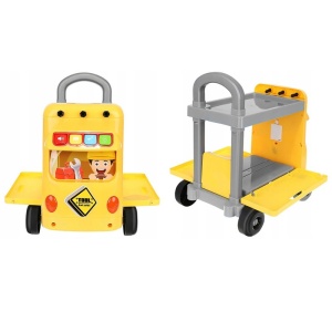 Banc de lucru pentru copii, forma autobuz, sunete, 38 accesorii multicolore - Img 11