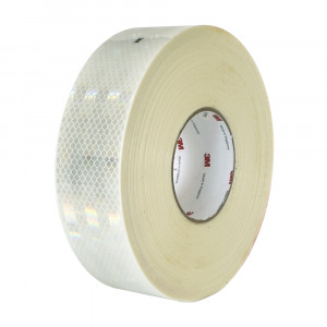 BANDA REFLECTORIZANTA 3M 983-71 ALB 53.5MMX50M ECE 104 - Img 2