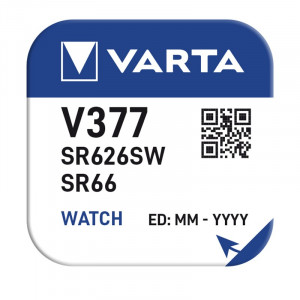 Baterie de ceas varta v377/sr66, diametru 6.8 mm, 1.55 v