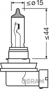BEC 12V H11 55 W ORIGINAL OSRAM - Img 3