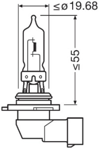 BEC 12V HB3 60 W ORIGINAL OSRAM - Img 4