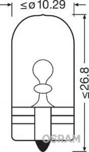 BEC 12V WY5W ORIGINAL SET 10 BUC OSRAM - Img 3