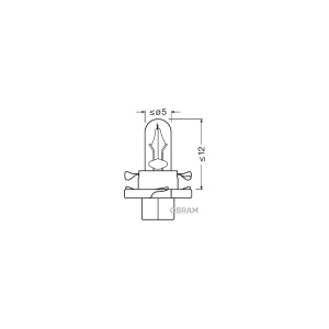 BEC BORD BX8.4D SOCLU BEJ 12V 1.5W SET 10 BUC OSRAM - Img 4