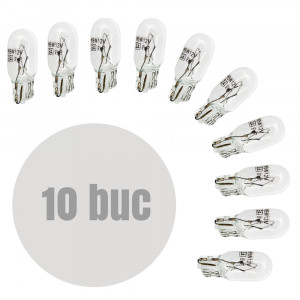 Bec de poziție W5W - T10 12V 5W - set de 10 - CARGUARD - Img 1