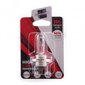 Bec halogen H4, 55W, +30% intensitate - CARGUARD - Img 1