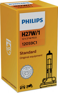BEC PROIECTOR H27W/1 12V PG13 VISION PHILIPS - Img 1
