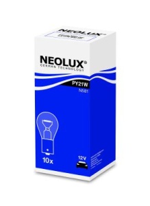 BEC SEMNALIZARE 12V PY21W GALBEN BAU15S SET 10 BUC NEOLUX - Img 2