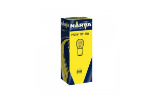 BEC SEMNALIZARE 12V PY21W GALBEN SET 10 BUC NARVA - Img 1